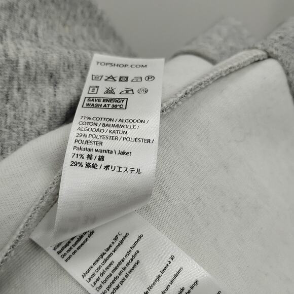 NwT Topshop Long Vest Jacket Size 2 - Picture 4 of 4